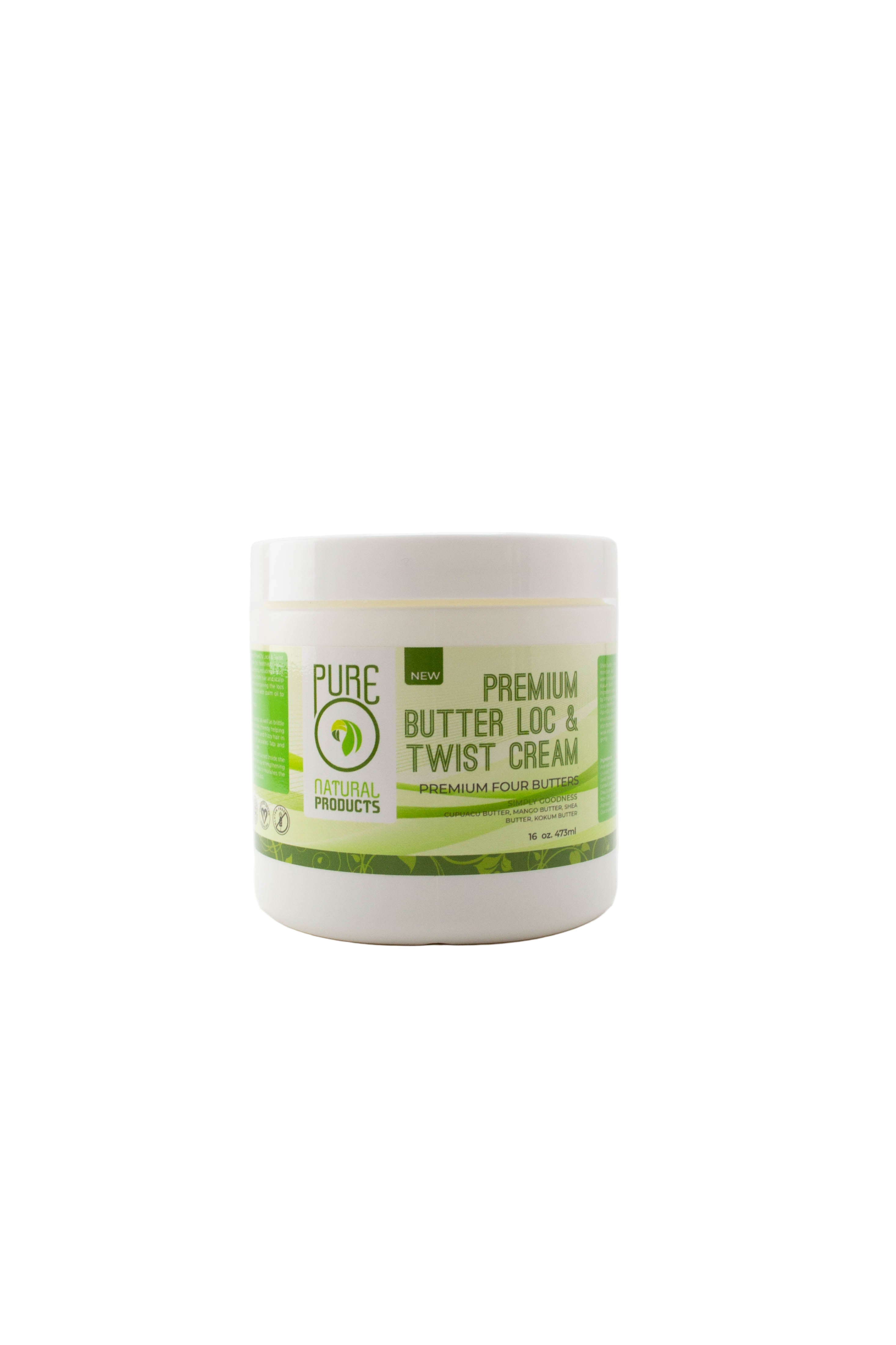 Premium Four Butters Loc & Twist Cream – PureO Natural Products