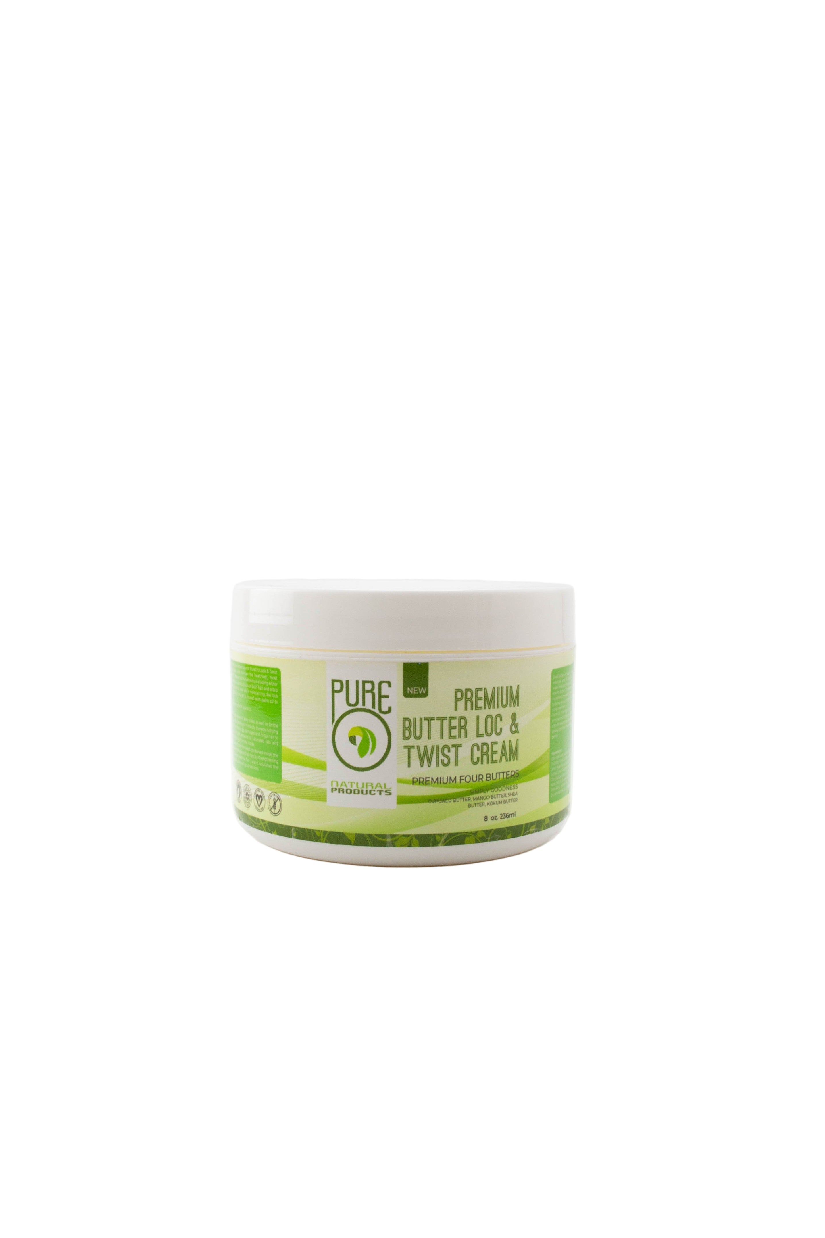 Premium Four Butters Loc & Twist Cream – PureO Natural Products