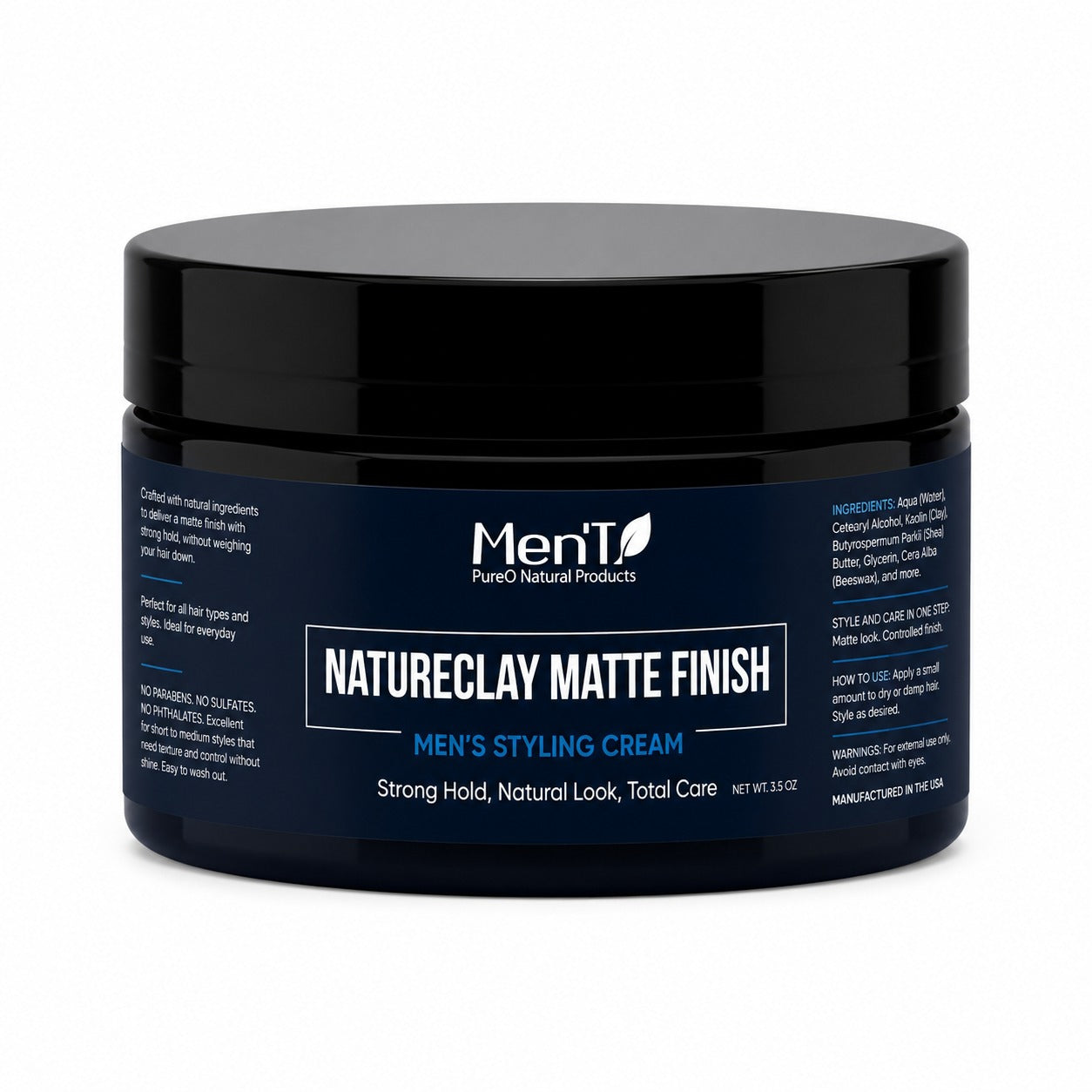 NatureClay Matte Finish Mens Styling Cream